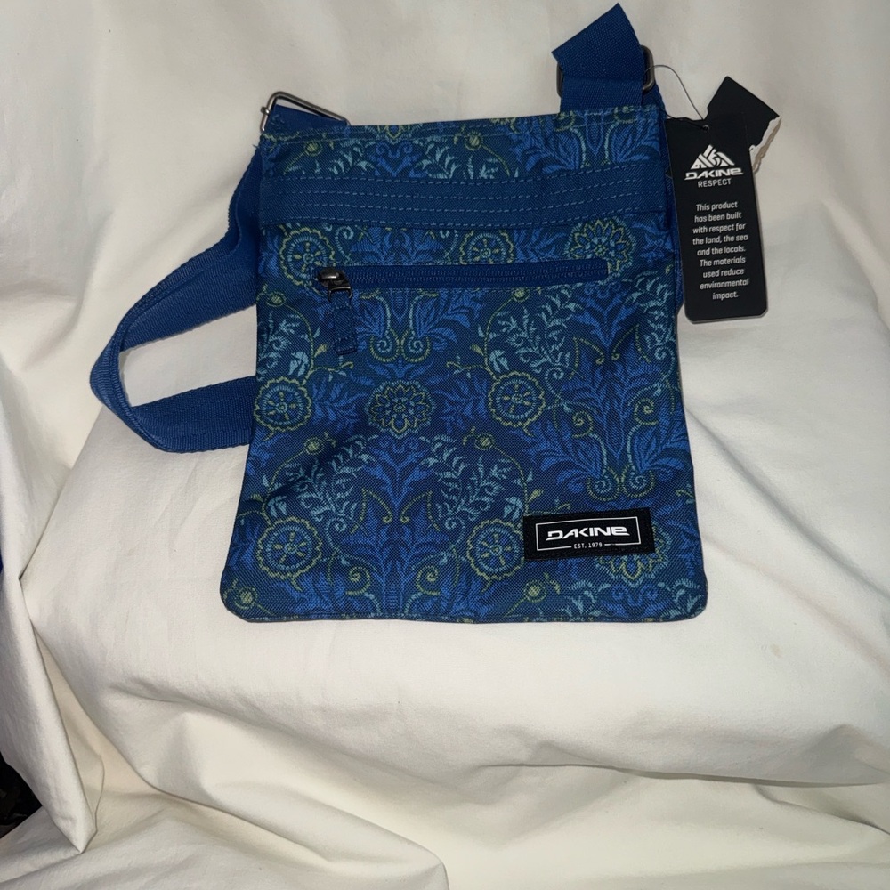 Dakine Blue and Green Patterned Crossbody
